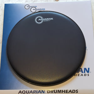 Aquarian Response 2 Coated Black 12" drum head TCRSP2-12BK (new)