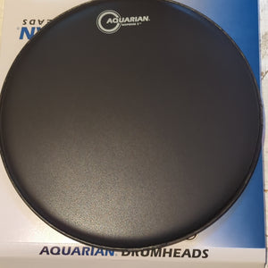 Aquarian Response 2 Coated Black 14" drum head TCRSP2-14BK (new)
