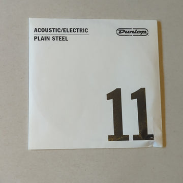 Dunlop Electric / Acoustic Plain Steel Guitar Strings 011 DPS11 | Guitar / Not Drums
