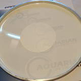 Aquarian Texture Coated 14" Drum Head with Power Dot TCPD14 (new)