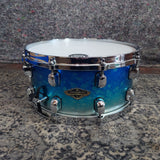Starclassic Walnut/Birch 14" x 6.5" Snare Drum - Molten Blue Ice Fade Ex-Display WBSS65-MBI