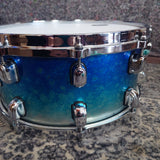 Starclassic Walnut/Birch 14" x 6.5" Snare Drum - Molten Blue Ice Fade Ex-Display WBSS65-MBI