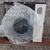 Code Law 16" Single Ply 10mil Clear Drum Head with Dot (NOS)