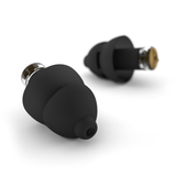 ALPINE Pro Black MusicSafe Ear Plugs EARPROB - Musicians Earplugs with Strap, Case and 3 Filters
