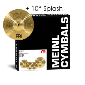 Meinl HCS 14,16,20 +10 Full Set Cymbal Pack plus free 10" splash (new)