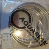New Aquarian Super 2 Clear S2-A drum head pack toms plus snare head 10,12,14,14.