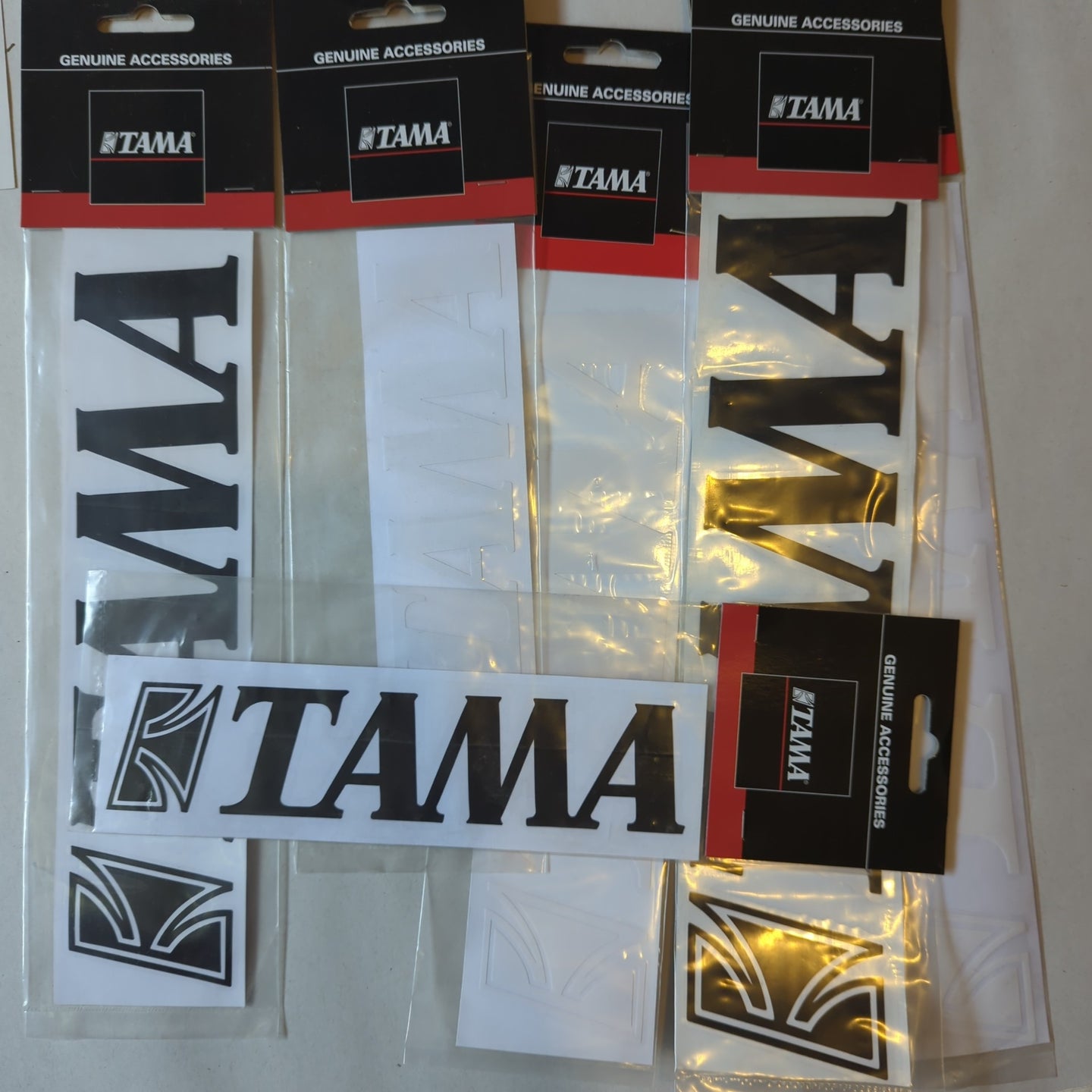 Genuine Tama Bass drum Logo Sticker / Decal Black or White | Other Accessories