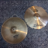Used Zildjian Amir 14" Power Hi Hat Cymbals