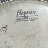 Used Hayman branded Remo Ambassador Coated 14" Drum Head
