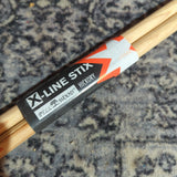 Pellwood X Line 5A Medium Nylon Tip Hickory Drumsticks