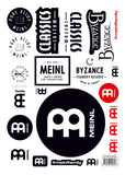Meinl Logo Sticker Sheet STICKER-DINA4