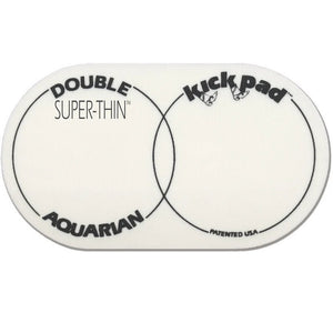 Aquarian Super Thin Double Kick Pad STKP2 Bass Drum Patch
