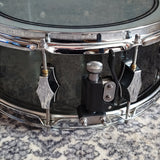 Used Fibes Acrylic Smokie 14"x5.5" Snare Drum 1990s