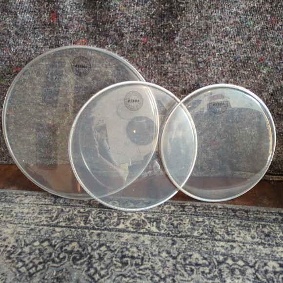 Used Tama Hazy 250 Drum Head Set 12
