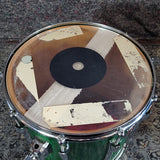 Vintage Premier Resonator 15" Green Tom Drum