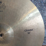 Vintage Paiste 404 Crash Cymbal 18" (damaged)