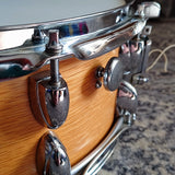 Used Yamaha Oak Custom 14"x 5" Snare Drum