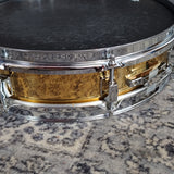Used Pearl Piccolo Brass shell 13"x3.5" Snare Drum