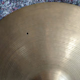 Vintage A Zildjian 70s 20" Light Cymbal w/ 4 Rivet Holes