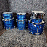 Vintage Premier Olympic Blue Silk 7 piece Mega Kit