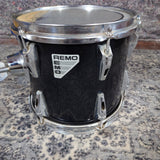 Vintage Remo Quadura Acousticon 10" Black Tom
