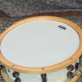 Mint Yamaha JR Robinson Signature Birch White Marine Pearl 15"x5" Snare Drum w/ PR Case BSD1550JR