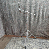 <p>90s premier double braced boom cymbal stand. Solid stand with a bit of rust around the legs and the boom arm. </p> drum sh