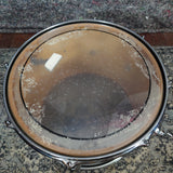 Vintage Premier Chrome over Wood Wrap 14" x 9.5" Tom Drum