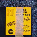 NOS Premier PD1 Clear Drum Head Pack 12,13,16 Toms and 14 Coated Heavy Snare Head