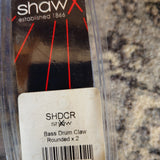 Shaw Bass Drum Claws x2 NOS
