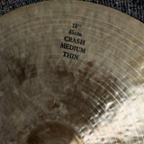 Istanbul Mehmet 18" Traditional Medium Crash Cymbal (used)