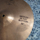 Used Paiste 404 bottom 14" Hi Hat Cymbal