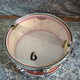 British Drum Company BDC Legend Buckingham Red 14x6.5" Snare Drum 2021