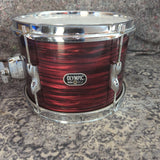 Vintage Premier Olympic 12" Tom Drum Red Silk