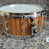 Mint Dixon Mel Gaynor Signature snare Maple/Zebrawood 14"x6" Snare Drum (1)