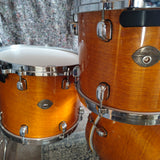 Used Tama Starclassic Performer 90s MIJ Birch 5 Piece Drum Kit. 20,10,12,14, Amber Gold