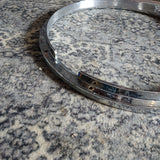 Vintage Premier 14" Die Cast Snare Hoop Pair 10 Hole