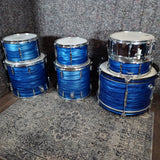Vintage Premier Olympic Blue Silk 7 piece Mega Kit