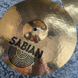 Used Sabian HH Cymbal Set "Performance" 14" HiHat, 16" Crash, 20" Ride, Case