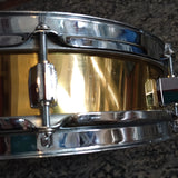 Used Pearl Piccolo Brass shell 13"x3.5" Snare Drum