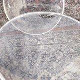 Used Evans G2 Clear 12" & 13" Drum Heads