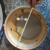 Vintage 60s/70s Premier Drum Kit in White Pearl - setup lefty