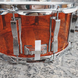 Mint Ludwig Reissue Vistalite Amber 14" x 6.5" Snare Drum