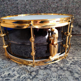 Mint Gretsch Steve Ferrone Signature Black Nickel with Gold Hardware 14"x6.5" Brass Snare Drum