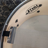 Used Tama Superstar 14"x5.5" Birch Snare Drum - White