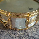 Used Remo Louie Bellson sig. snare WMP Gold 14"x5.5" Snare Drum No. 114/1000