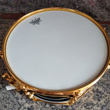 Mint Gretsch Steve Ferrone Signature Black Nickel with Gold Hardware 14"x6.5" Brass Snare Drum