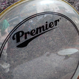 Used Premier Branded Remo 22" Powerstroke Bass Drum Head