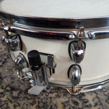 Used Premier Artist Maple White 14"x 5.5" Snare Drum