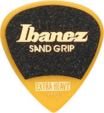 Ibanez GRIP WIZARD Series Sand Grip Pick, Extra Heavy 1.2mm, Yellow (6pcs) PPA16XHSG-YE (new)